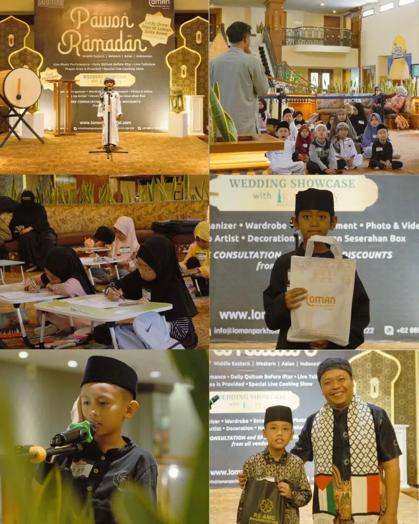 Keceriaan Ramadhan di Loman Park Hotel: Mengasah Bakat dan Spiritualitas Lewat Lomba Anak Sholeh